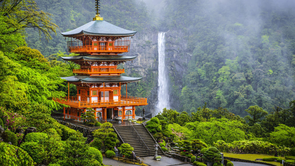 Seiganto-ji and Nachi Waterfall