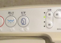 Japanese Toilet Seat Control Panel Close