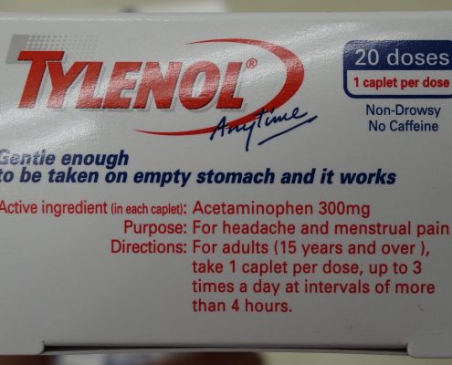 Tylenol Box Side