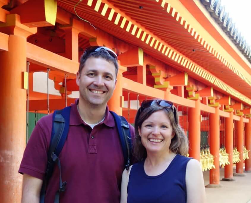 Becki & Shawn in Nara, Japan