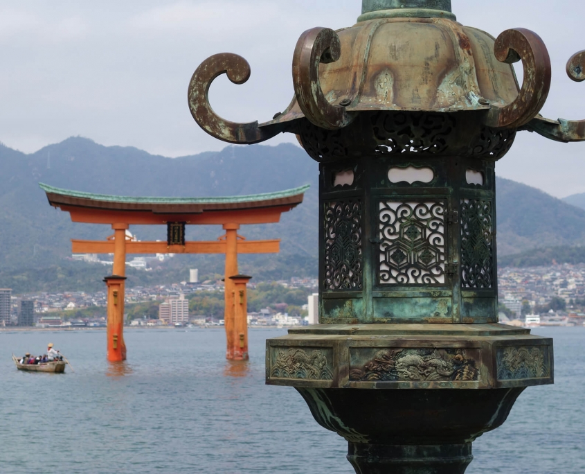 Miyajima Island Floating Red Torii Gate