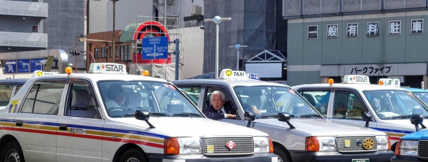 Taxi Stand in Hamamatsu