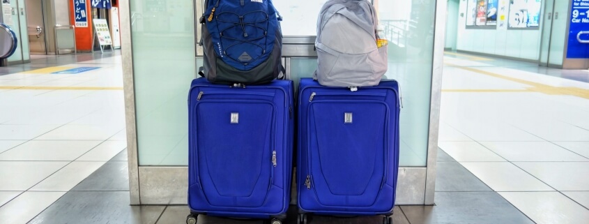 Luggage on a Japanese Train