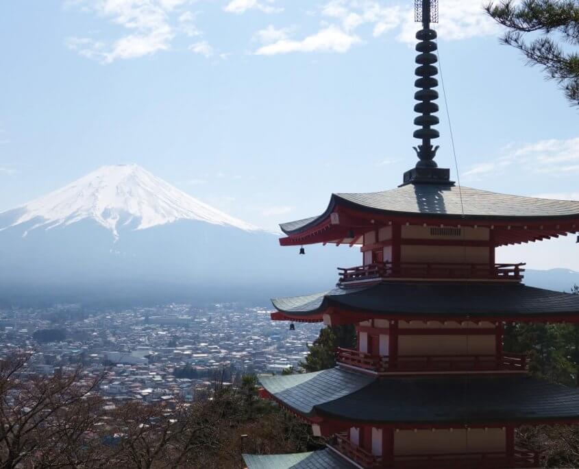 Fuji with Chureito Pagoda