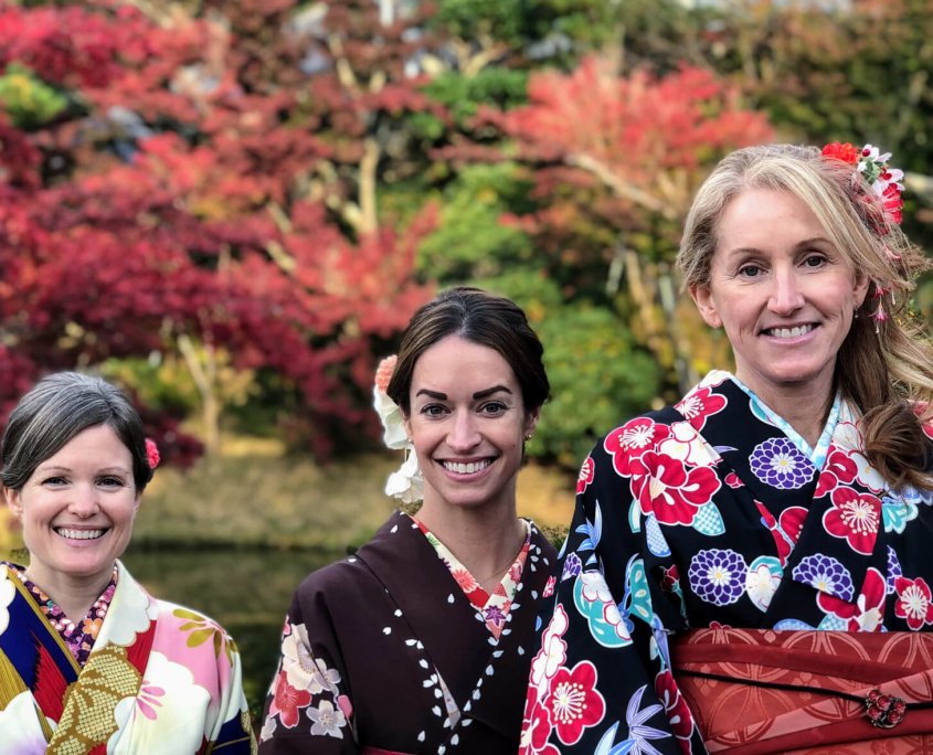 Dressed up in Kimono at Kodaiji