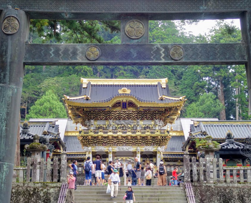 Yomeimon Gate at Toshogu Shrine in Nikko