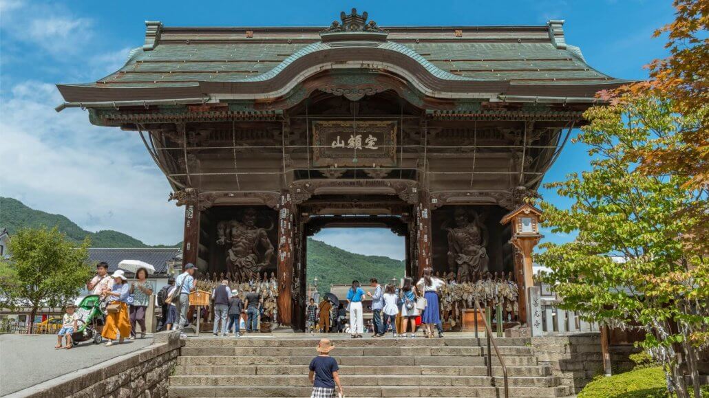 Sanmon Gate Zenkoji Temple