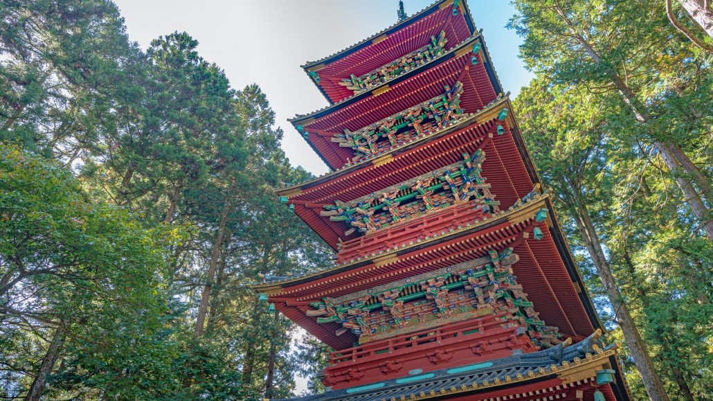 Five Story Pagoda at Toshogu Shrine in Nikko
