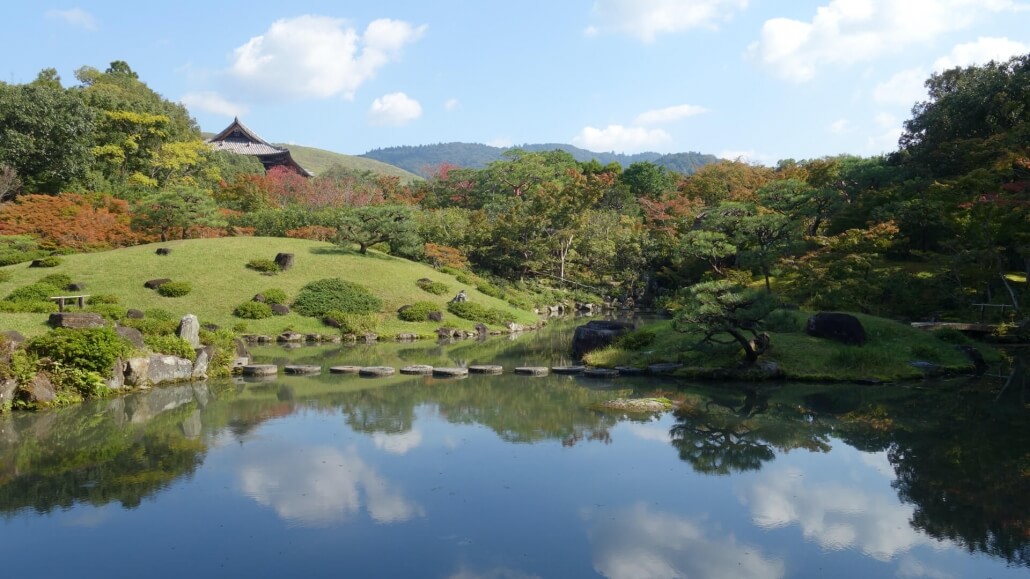 Isuien Garden in Nara