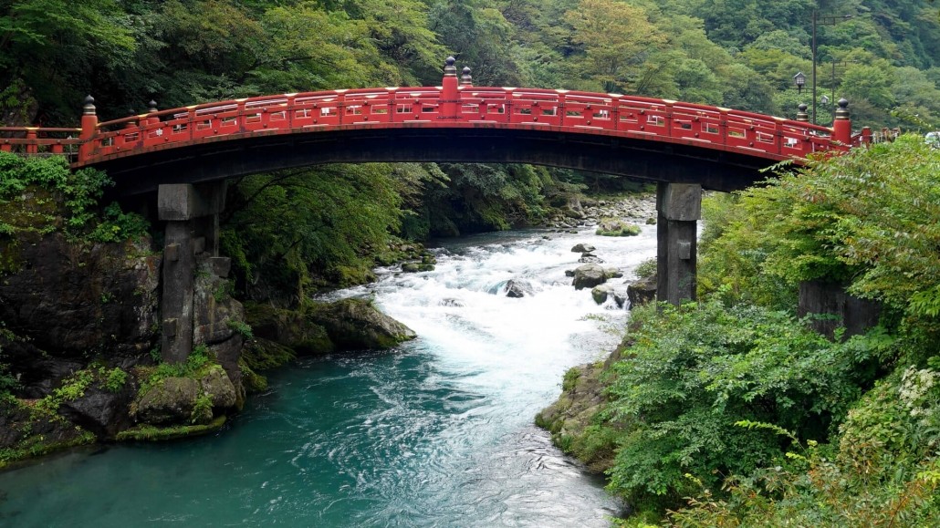 Shinkyo Sacred Bridge in Nikko