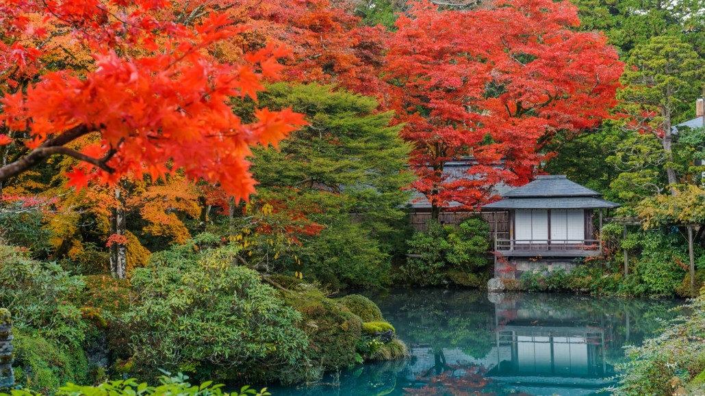 Shoyoen Garden at Rinnoji Temple in Nikko
