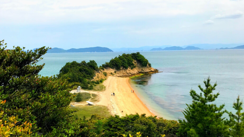 Beach on Naoshima Art Island