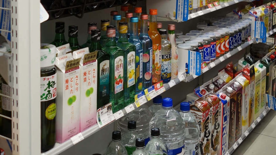 Umeshu at Convenience Store in Japan