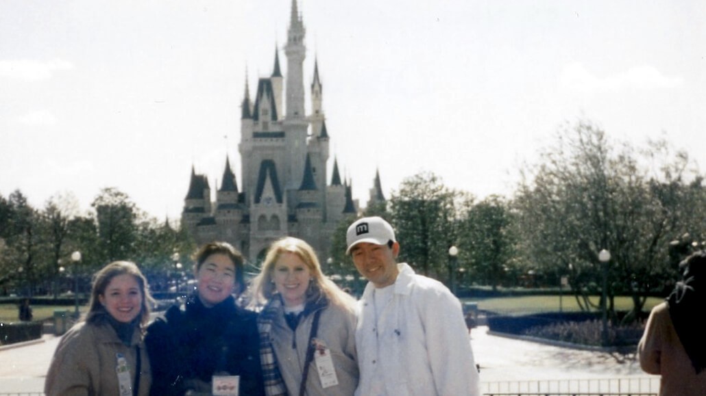 Becki at Tokyo Disneyland in 1997