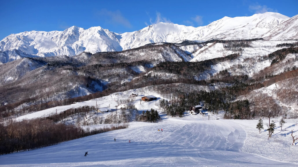 Skiing in Japan at Tsugaike Ski Resort