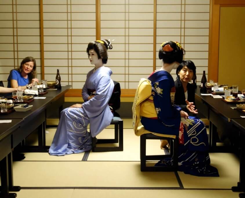 Geisha and Maiko Dinner Japan and More Tour
