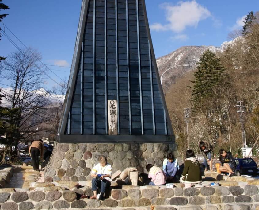 Hirayu Onsen Foot Bath Tower
