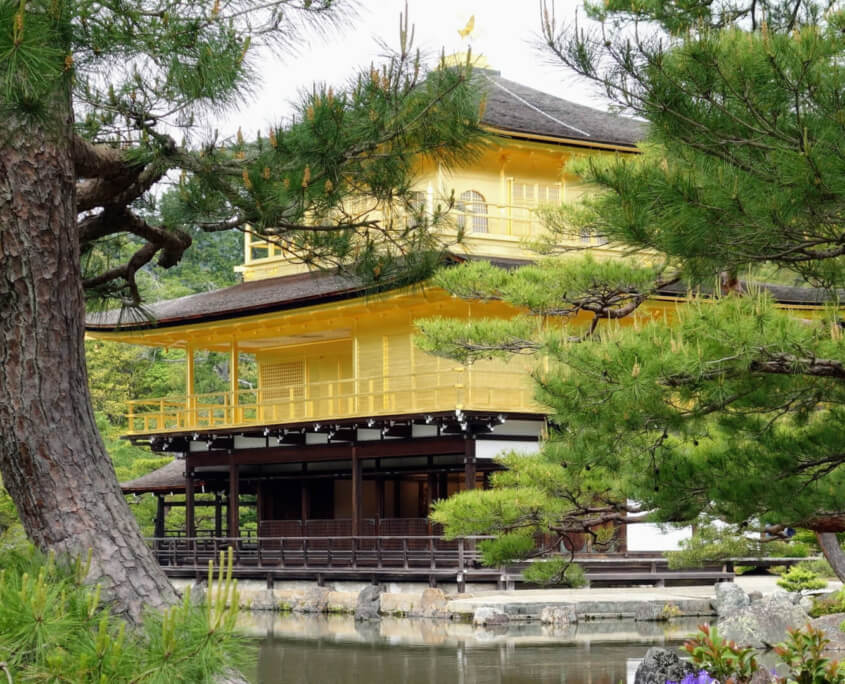 Golden Pagoda in Kinkakuji