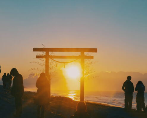 Hatsuhinode - First Sunrise of the New Year in Japan