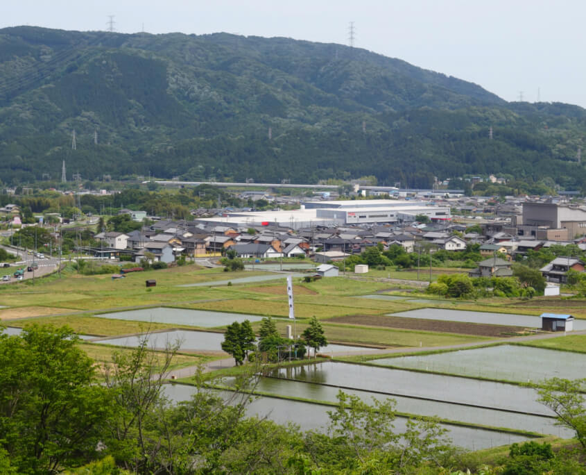 View of Sekigahara War Land from Mt. Matsuo