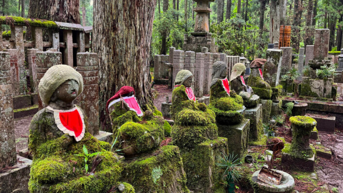 Jizo Statues in Okunoin