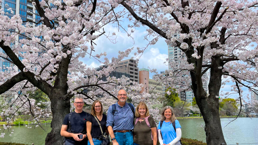 Hanami at Ueno Park with One of Our Japan and More Tour