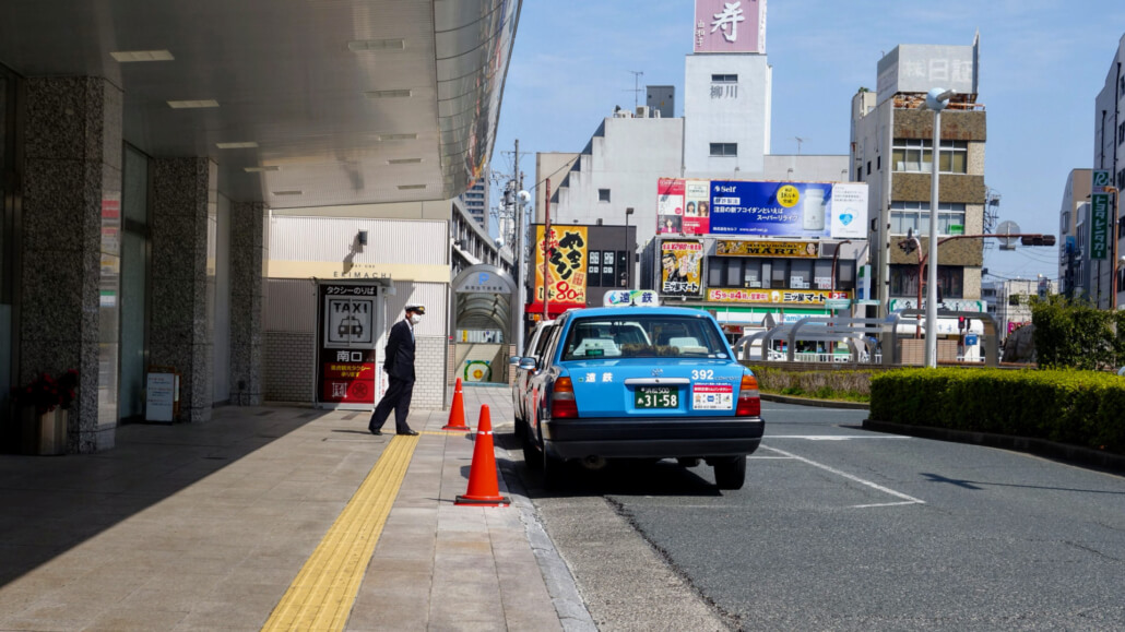 Taxi Stand at Hamamatsu Station