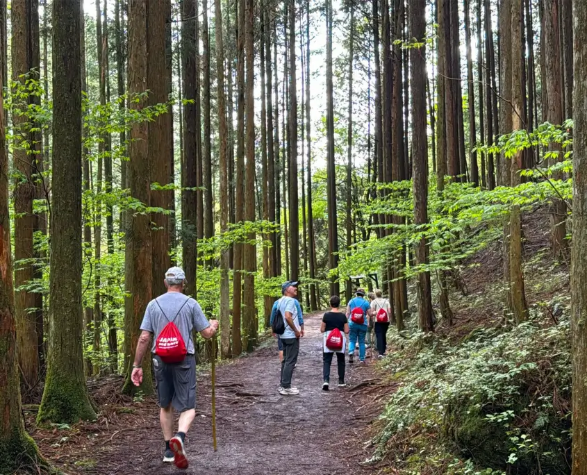 Tour Group on the Nakasendo Trail - 2025 Japan Small Group Tours