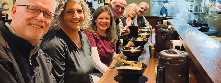 Eating Out in Japan at Ramen Shop