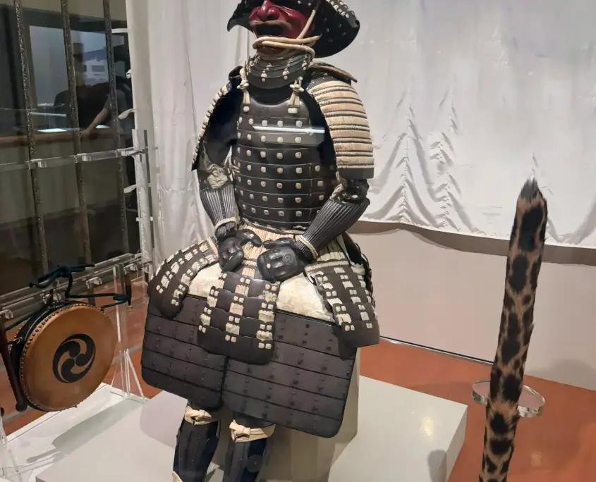 Koshu Inden samurai armor at the Tokugawa Art Museum.