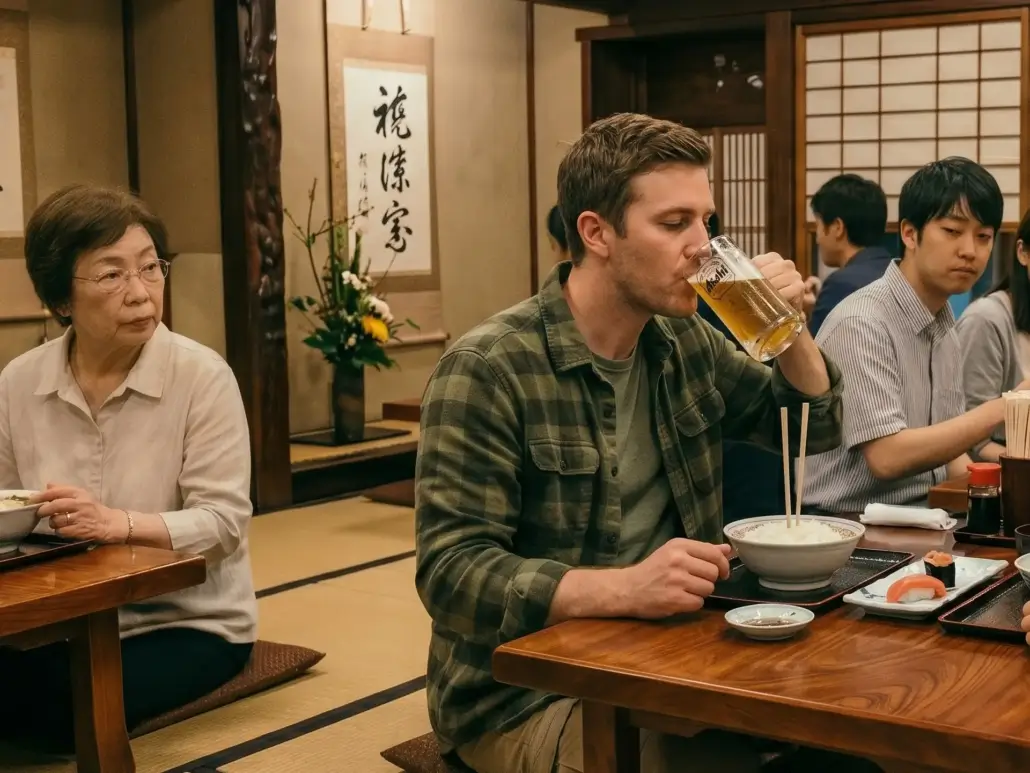 Social blunder mimics tsukitate-bashi a funeral ritual Social blunder mimics tsukitate-bashi a funeral ritual
