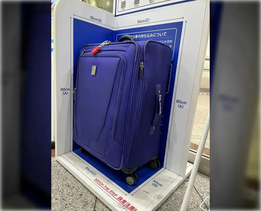 Shawn's 25-inch TravelPro Spinner Suitcase in JR Sizer