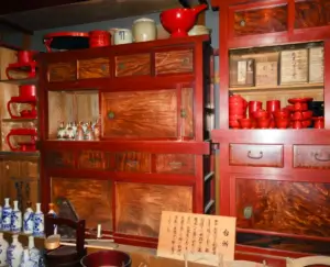 Lacquerware on Display at Chaya Museum