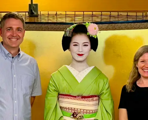 Becki and Shawn with Maiko