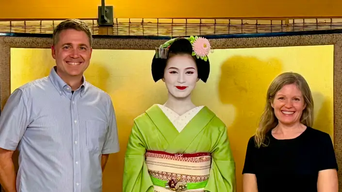 Becki and Shawn with Maiko